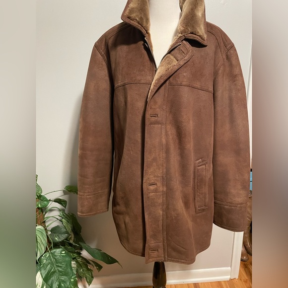 J Men's Daniel Hechter Brown winter coat